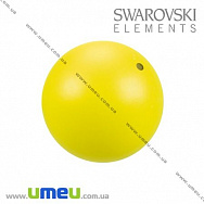 Намистина Swarovski 5810 Neon Yellow, 10 мм, Перламутрова, 1 шт (BUS-009881)