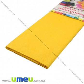 Гофрированная бумага Украина, Желтая, 0,5х2 м, 1 рулон (DIF-019130)