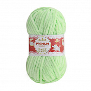 Пряжа Premium Yarn Baby Love 50 г, 60 м, Салатова 350, 1 моток (YAR-052330)