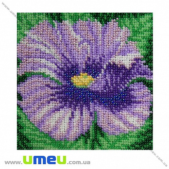 Схема для виш. бісером VDV, Синій мак Т-348, 12х12 см (SXM-029241)