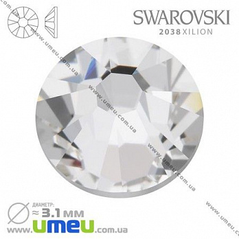 Стразы Swarovski 2038 Crystal, HotFix, SS12 (3, 1 мм), 1 шт (STR-009835)