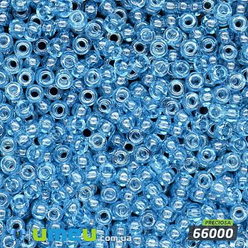 Бісер чеський №699/66000, Блакитний, Глазурований, 10/0 (BIS-047854)