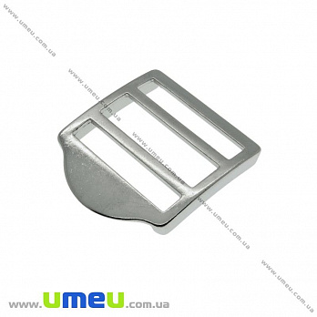 Перетяжка металлическая для рюкзака, Темное серебро, 25 мм, 1 шт (SEW-023989)