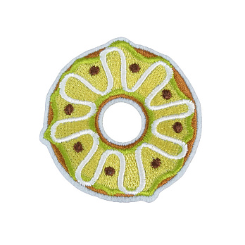 Термоаппликация, Пончик, 6,5 см, Желтая (APL-060119) Термоаппликация, Пончик, 6,5 см, Желтая (APL-060119)