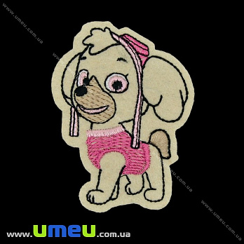 Термоаплікація дитяча Собачка, 7,5х5,5 см (APL-029998)