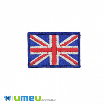 Термоаплікація Прапор Великобританії, 4,5х3 см (APL-042543)