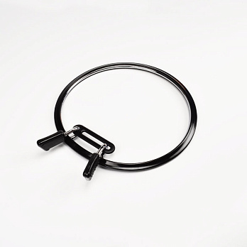 Пяльці NURGE круглі із затискачем 12,5 см, Чорні (MUL-053474)