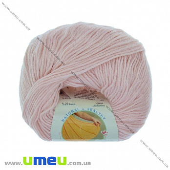 Пряжа Alize Baby Wool 50 г, 175 м, Розовая светлая 184, 1 моток (YAR-029487)