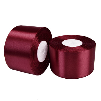 Атласна стрічка, 50 мм, Бордова (LEN-052774)