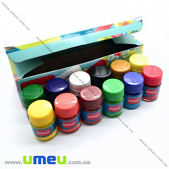 Набір олійних фарб, 12 кольорів по 10 мл, Nataraj (INS-014024)