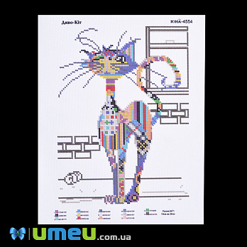Схема для выш. бісером Юма, Чудо-кіт, 26х19 см (UPK-048241)