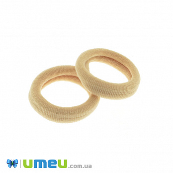Резинка для волосся мікрофібра, 30 мм, Тілесна (OSN-041610)