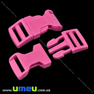 Фастекс пластиковий, 15 мм, Малиновий (ZAM-018961) Фастекс пластиковий, 15 мм, Малиновий (ZAM-018961)