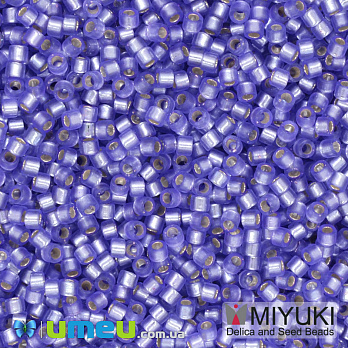 Бісер японський Miyuki Delica 11/0 DB694, Фиолетово-синій матовий (BIS-040014)