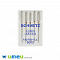 Иглы SCHMETZ LEATHER (для кожи) №80/12 для бытовых швейных машин, 5 шт, 1 набор (SEW-043713)