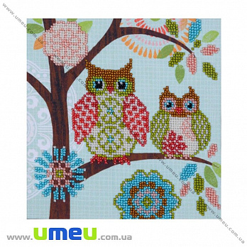 Схема для виш. бісером VDV, Сови Т-477, 17х17 см (SXM-029272)