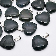 Підвіска Серце, Натур. камінь Агат індійський, 20х20 мм, 1 шт (POD-054338)