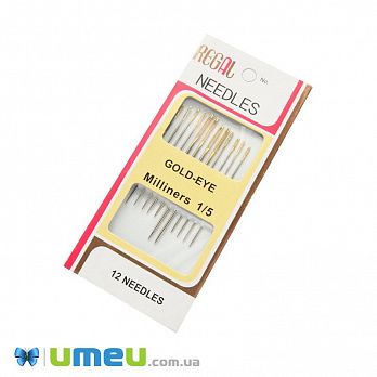 Набор иголок с увеличенным ушком Regal №1-5, 12 шт микс (SEW-047603)