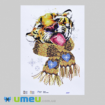 Схема для выш. бісером, Тигреня, 38х28 см (UPK-049767)