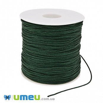 Нейлоновий шнур, 1 мм, Смарагдовий (LEN-047097)