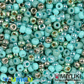 Бисер японский Miyuki круглый RR 8/0 №mix35, Мятный (BIS-049832)
