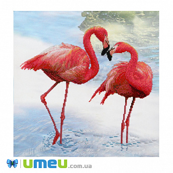Схема для виш. бісером VDV, Рожеві фламінго Т-862, 38х38 см (SXM-027900)