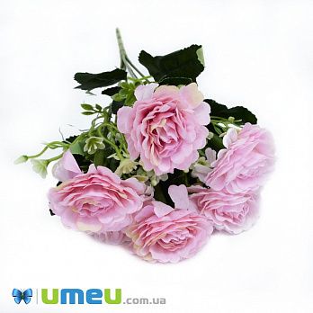 Букет камелії, 33 см, Рожевий (DIF-045836)