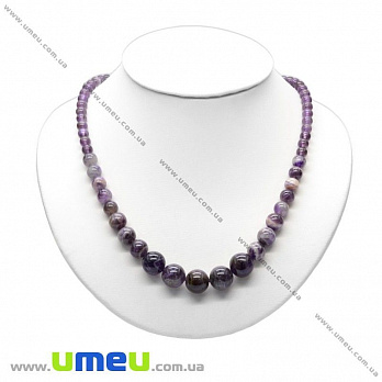 [Архів] Намиста з натурального каменю Аметист, 50 см (BUS-018534)