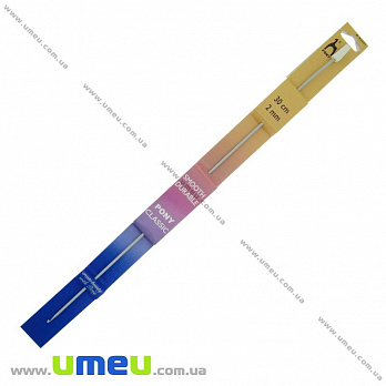 Гачок туніський для в'язання тефлоновий Pony (Індія), 2,0 мм (YAR-030095)