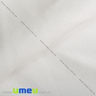 Штучна шкіра на замші 0,65 мм, Біла, 1 лист (20х27 см) (LTH-036886)