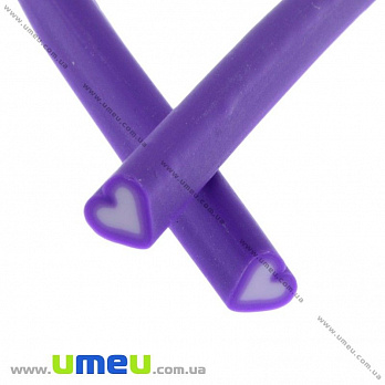 Палочка FIMO Сердце фиолетовое, 50 мм, 1 шт (DIF-015545)
