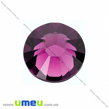 Стразы стеклянные неклеевые SS12 (3,2 мм), Фиолетовые, 10 шт (STR-005091)