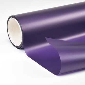 Упаковочная пленка матовая, Фиолетовая, 66смх8м (UPK-060260)
