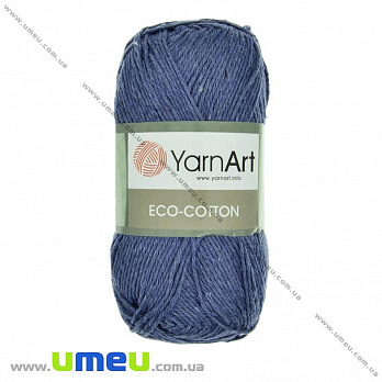 Пряжа YarnArt Eco-cotton 100 г, 220 м, Джинс 773, 1 моток (YAR-025219)
