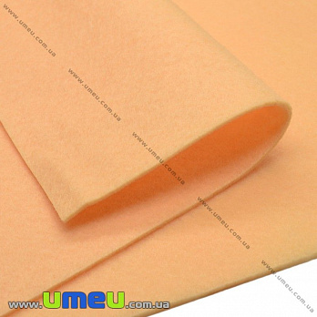 [Архів] Фетр м'який 1,3 мм, 20х30 см, 533 Тілесний (FLT-019494)