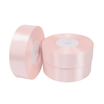 Атласна стрічка, 25 мм, Персикова (LEN-056858)