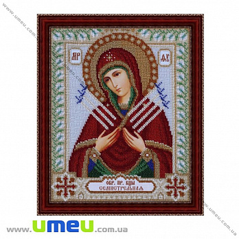 Схема для виш. бісером VDV, Ікона Семистрільна Т-386, 28х23 см (SXM-029398)