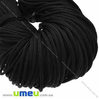 Полипропиленовый шнур, 4 мм, Черный, 1 м (LEN-036815)