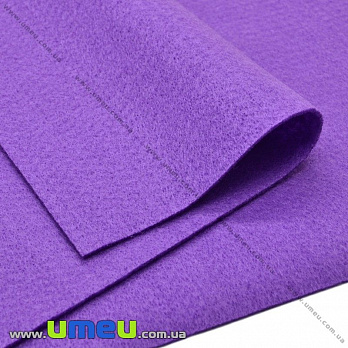 [Архів] Фетр м'який 1,3 мм, 20х30 см, 525 Фіолетовий (FLT-019470)