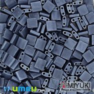 Бісер японський Miyuki TILA №2001, 5х5 мм, Сірий матовий, 5 г (BIS-046059)