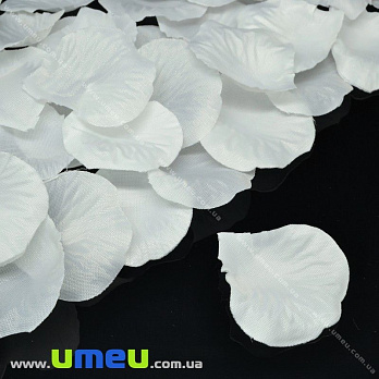 Лепестки розы, 50х50 мм, Белые, 10 г (DIF-015348)
