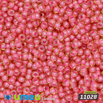 Бисер чешский №957/11028, Розовый, Хамелеон, 10/0 (BIS-019538)