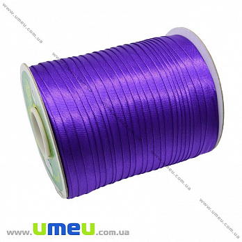 Атласная косая бейка, 15 мм, Фиолетовая, 1 м (LEN-010354)