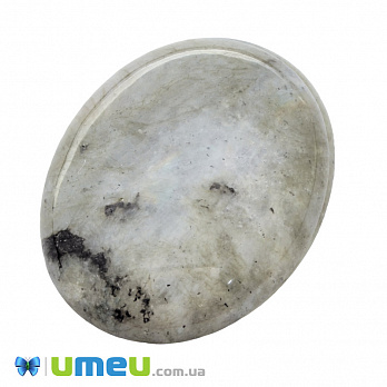 Кабошон нат. камінь Лабрадорит, Овал, 40,2 х30,2 мм (KAB-050570)