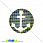 /p17657-kaboshon-stekl-s-printom-morskoy-yakor-16-mm-krugliy/