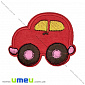 Термоаплікація дитяча Машинка, 6,5х5 см, Червона, 1 шт (APL-022232)