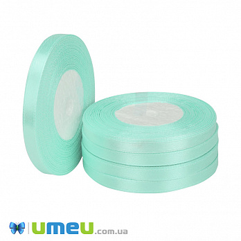 Атласная лента, 6 мм, Бирюзовая светлая (LEN-050967)