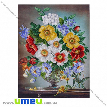 Схема для виш. бісером VDV, Квіткова фантазія Т-458, 40х30 см (SXM-029267)