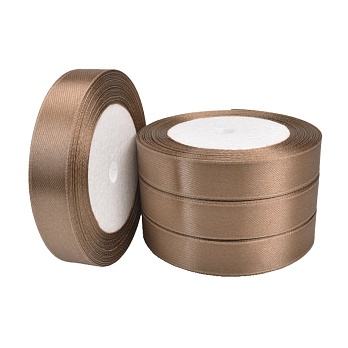 Атласна стрічка, 15 мм, Бежева (LEN-060362)