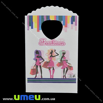 Подарунковий пакетик, 15х9 см, Білий (UPK-026238)